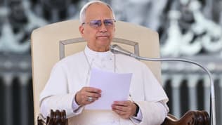 Le pape Léon XIV depuis le Vatican (image d'illustration)