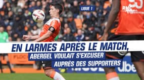Lorient 1-2 Toulouse : "Je voulais m’excuser auprès des supporters", explique Abergel, en larmes à la fin du match