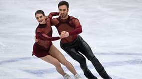 Gabriella Papadakis et Guillaume Cizeron aux Mondiaux de patinage, en mars 2022
