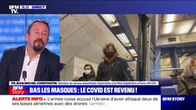 Covid-19: pour le Pr Constantin, "on va venir à une obligation du port du masque si on ne le met pas plus"