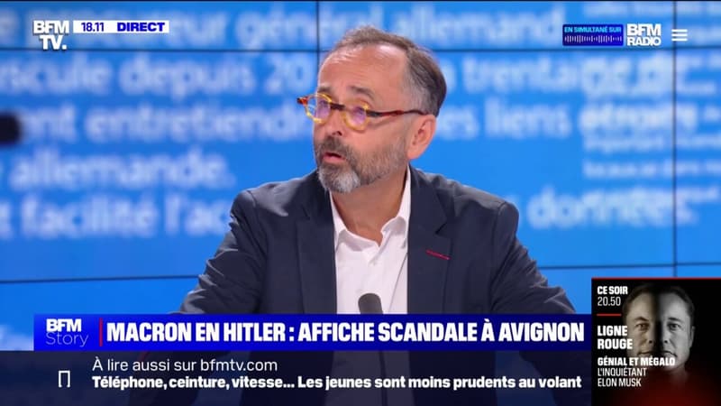 Emmanuel Macron en Hitler: 