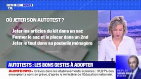 Covid-19: où jeter son autotest après utilisation? BFMTV répond à vos questions