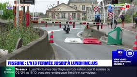 Île-de-France: l'A13 fermée jusqu'à lundi inclus entre Paris et Vaucresson après la découverte d'une fissure sur la route