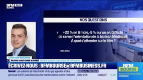 Culture Bourse : "+ 22% en 6 mois, - 5% sur un an. Difficile de cerner l'orientation de la biotech Medincell. À quoi s'attendre sur le titre ?", par Julie Cohen-Heurton - 02/09