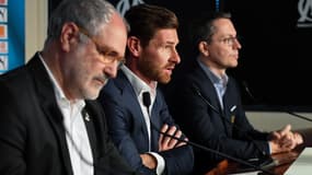 André Villas-Boas entre Andoni Zubizarreta et Jacques-Henri Eyraud