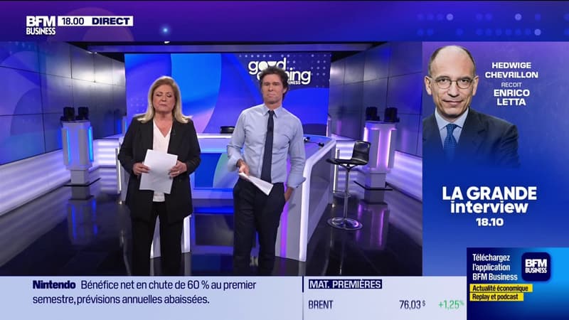 4 EN DIRECT Enrico Letta, ancien président du Conseil italien est l'invité de la grande interview