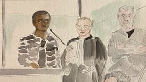Procès des viols de Mazan  : croquis d'audience du mardi 24 septembre 2024