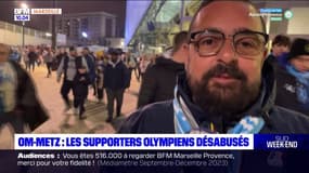 Ligue 1: les supporters de l'OM désabusés après la défaite contre Metz