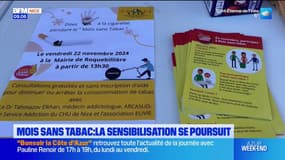 Mois sans tabac: la sensibilisation se poursuit