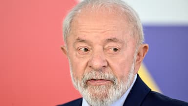 Le président brésilien Luiz Inacio Lula da Silva s'exprime lors d'une conférence de presse au palais du Planalto à Brasilia, le 30 janvier 2025.