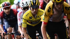 Primoz Roglic le 12 juin 2022 sur le Critérium du Dauphiné