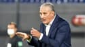 Le sélectionneur du Brésil, Tite, lors d'un match de qualification pour la Coupe du monde 2022 contre le Paraguay, à Asuncion au Paraguay, le 8 juin 2021