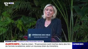 "Les débats politiques ne sont pas toujours à la hauteur", déclare Marine Le Pen à Hénin-Beaumont