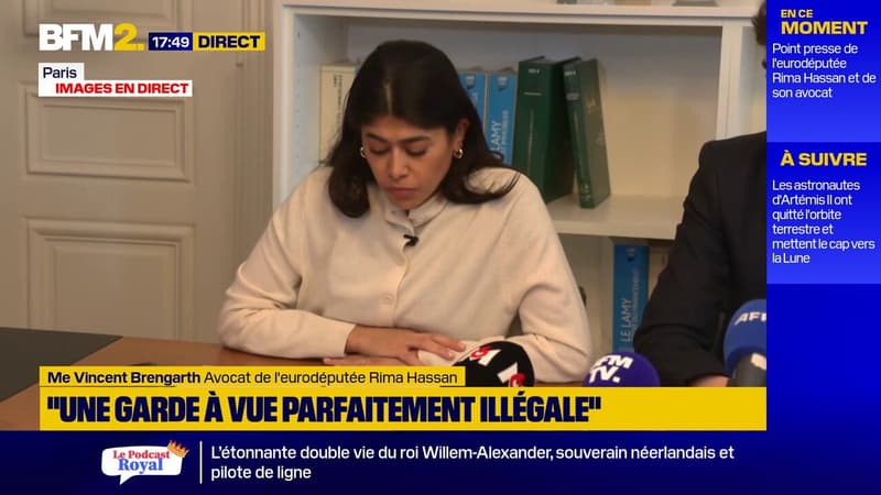 "Je fais l'objet d'un véritable harcèlement judiciaire et politique en raison de mes opinions politiques", déclare Rima Hassan après sa garde à vue