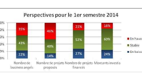 Le nombre de projets proposés au 1er semestre 2014 est estimé en hausse par 46% des réseaux.