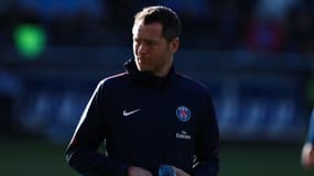 Martin Buchheit avec le PSG, le 3 mars 2018