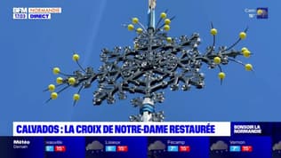 Calvados: la croix de Notre-Dame de Paris restaurée