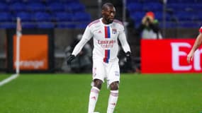 Karl Toko Ekambi avec l'OL, le 22 décembre 2022