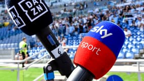Des micros de DAZN et Sky Sport en Serie A le 2 octobre 2022