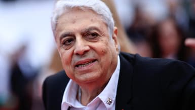 Le chanteur Enrico Macias au festival de Cannes le 13 mai 2025.