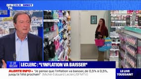 Produits alimentaires: "Noël ne sera pas moins cher qu'avant [...] mais Noël sera moins cher que l'année dernière" affirme Michel-Édouard Leclerc