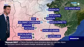 Météo Alpes du Sud: un lundi entre nuages et soleil, 18°C à Gap et Digne-les-Bains