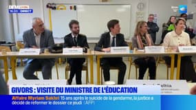 Givors : Visite du ministre de l'éducation