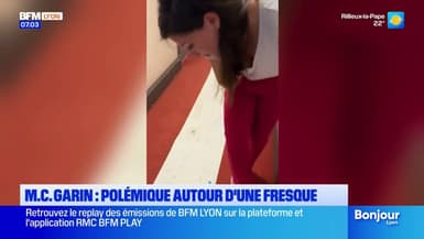 Lyon: polémique autour d'une fresque à caractère politique réalisée par des élèves