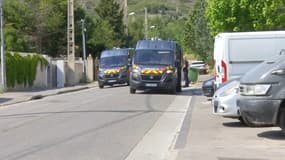 Des véhicules de polices à la Castellane, à Marseille. (photo d'illustration)