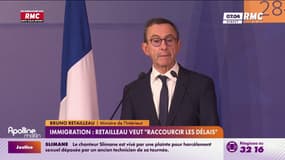 Immigration: Bruno Retailleau veut "raccourcir les délais"