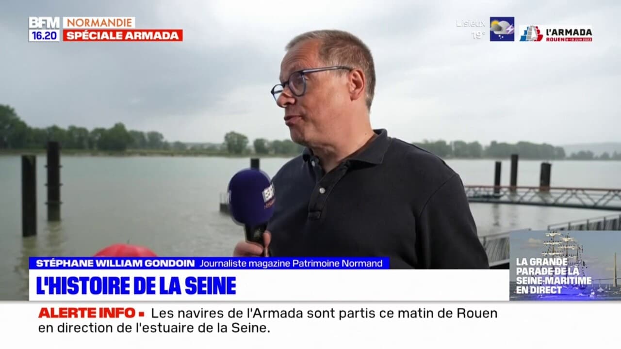 Armada de Rouen un journaliste raconte l'histoire de la Seine