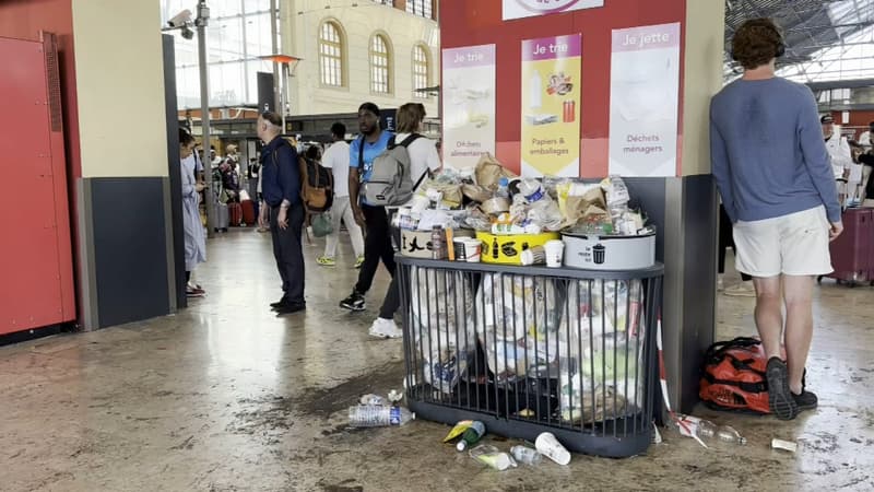 La gare Saint-Charles de Marseille le 13 août 2023.