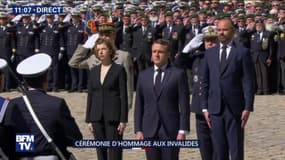 Hommage rendu aux soldats tués au Burkina Faso: la Marseillaise retenti dans la cour des Invalides