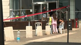 Un commissariat de Tel-Aviv transfromé en centre d'accueil pour les proches des victimes, octobre 2023 