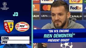 Lens : "On n'a encore rien démontré" prévient Gradit