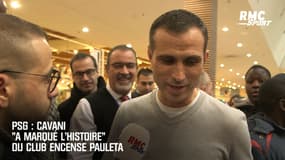 PSG : "Cavani a marqué l'histoire du club" encense Pauleta