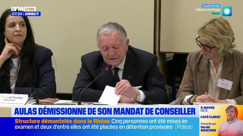 Jean-Michel Aulas démissionne de son mandat de conseiller