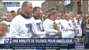 À Wambrechies, une minute de silence observée pour Angélique avant la marche blanche