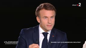 Emmanuel Macron sur France 2 le 26 octobre 2022