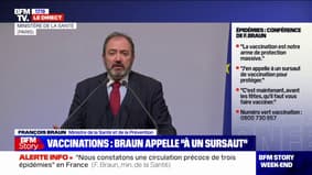 François Braun, ministre de la Santé: "Ces gestes barrières, qui ont pu lasser, sauvent des vies"