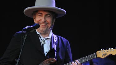 Bob Dylan sur scène aux Vieilles Charrues en 2012