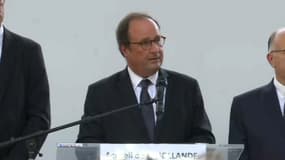 François Hollande à Cherbourg, le 31 août 2018