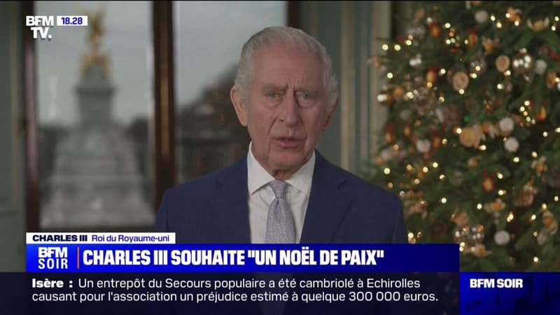 Noël: Charles III souhaite 