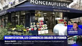 Manifestation: à Paris, les commerces obligés de fermer