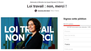 En moins d'une semaine, la pétition a recueilli plus de 550.000 signatures.