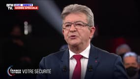 Jean-Luc Mélenchon: "Je ne suis pas d'accord avec le fonctionnement actuel de la police. (...) Il faut tout changer"