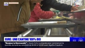 Eure: une cantine 100% bio avec des repas préparés sur place