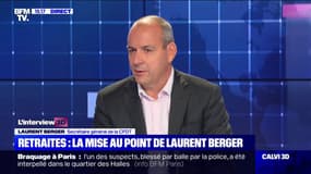 Laurent Berger (CFDT) sur la réforme des retraites: "Toutes les organisations syndicales et patronales ont dit 'ce n'est pas le moment'"