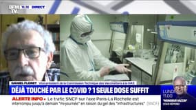 Pour Daniel Floret (Haute Autorité de Santé), les personnes déjà touchées par le Covid-19 "doivent être vaccinées, mais de manière retardée"