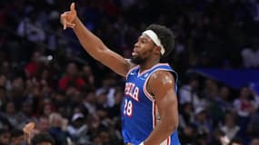 Guerschon Yabusele lors du match de NBA entre Philadelphie et Charlotte - le 10/11/2024